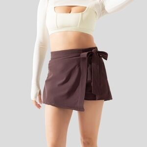 POPFLEX That's a Wrap Skort - Pecan